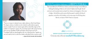 The AHA Foundation Holiday Card 2018
